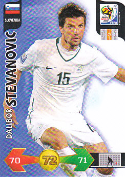 Dalibor Stevanovic Slovenia Panini 2010 World Cup #296